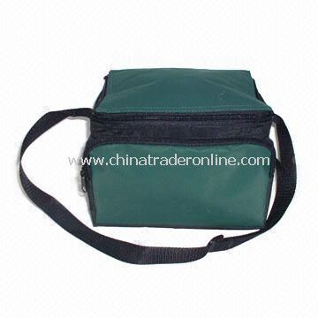 Promotional Cooler Bag with Strap, Made of 70D Polyester with PVC Coating, Also Keeps Items Warm from China