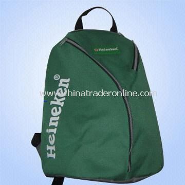 600D/PVC Cooler Backpack with Gray Resin Zip System