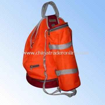 600D PVC Cooler Backpack with Removable Bottle Cooler Bag