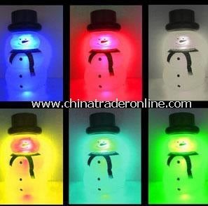 Seven Color Snow man Solar Light Jar, Solar Jar, Solar Sun Jar