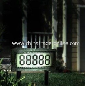 Solar doorplate，Solar House Number, Solar Mail Box from China