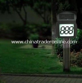 Solar doorplate，Solar House Number, Solar Mail Box from China