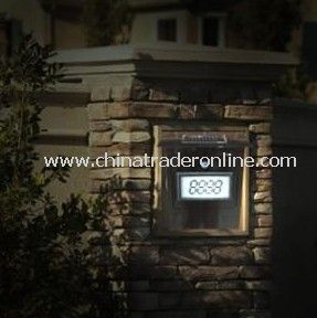 Solar doorplate，Solar House Number from China