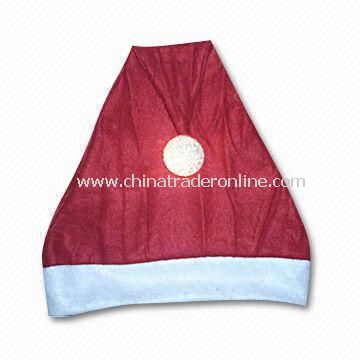 Christmas Hat, Customized Logos are Accepted, Available in Various Sizes