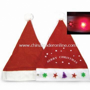 Christmas Hat with Music and Light, Measures 38 x 28cm