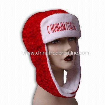 Christmas Russian Hat in Adult Size, Measures 17 x 30cm