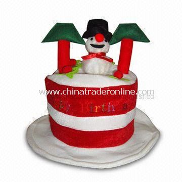 Flashing Party/Pirate Hat, Made of Felt, Customized Logos are Accepted from China