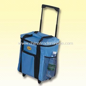 36-Can Trolley Cooler Bag with Made of 70D Nylon