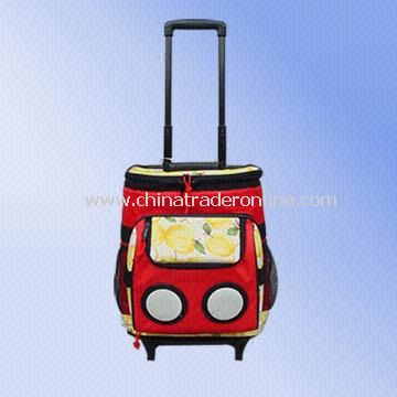 420D/PVC Trolley Cooler Bag with Backpack Shoulder Strap from China