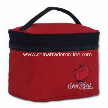 Cooler Lunch Bag Made of Soft Nap Fabric