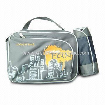 Stylish Printed Cooler Bags With Bottle Bag, Top Carry Handles, Available in Various Colors and Size