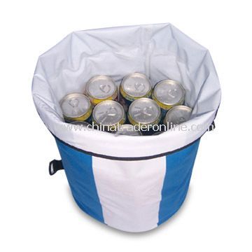 Cooler Bag for 24 Cans, Made of PVC and Tar Material