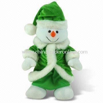 Christmas Toy, 100% Original Design with Good Craft, Made of Plush Fabric from China