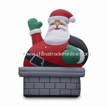 Inflatable Santa Claus for Christmas Decoration, Measuring 2 to 8m from China