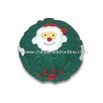 Pet Vinyl Toys with Squeaker, Suitable for Christmas Decorations from China