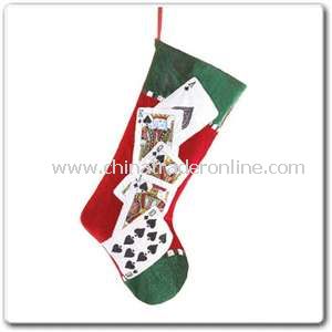 Plush Playing Cards Stocking