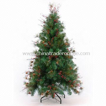 Christmas Tree with Metal and Plastic Stand, Available in Various Sizes from China