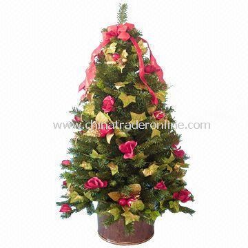 Decorated Artificial Colorado Christmas Tree with Lights from China