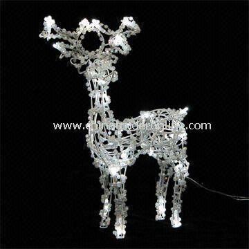 Christmas Deer LED Light with 12.4W Power and 25pcs LED Quantity