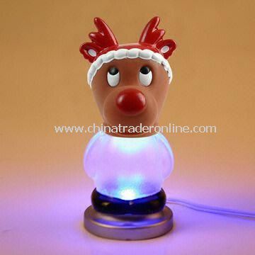 Christmas Gift Elk Design USB Light with 7 LED Colors