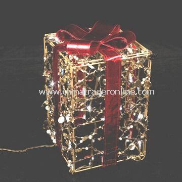 Christmas Light, Wrapped by Strings of Sequins, with 4.8W Power