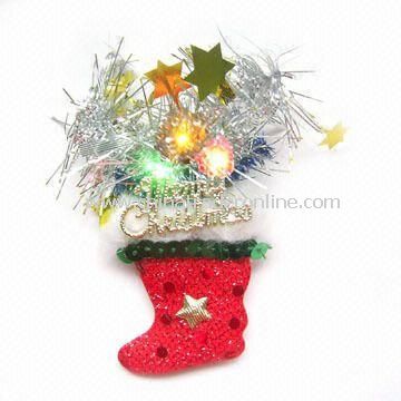 LED Flashing Christmas Pin in Fantastic Design from China