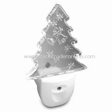 LED Night Light, 1LED, Christmas Tree Shape, Perfect for Decoration from China