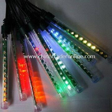 Mini LED Meteor Light, 15cm Length, 12pcs/Set with One Driver, Especially for Christmas Trees