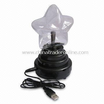 Star Magic Plasma Ball Party Light, Measuring 18.5 x 10 x 10cm