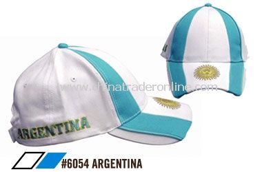 cap for fans of soccer in Argentina