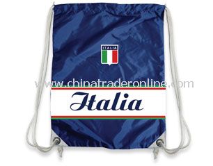 Italian Football Supporters drawstring bag from China