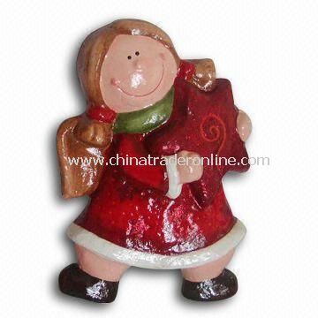 Paper Mache Angel Christmas Decoration, Customized Shapes are Welcome from China