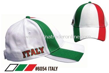 SOCCER CAPS FOR SUPPORTERS OF ITALY