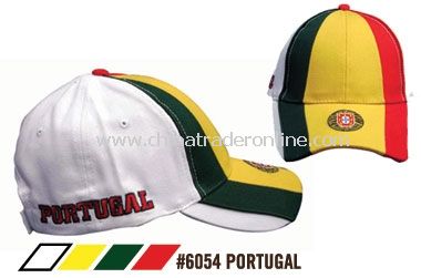 SOCCER CAPS FOR SUPPORTERS OF THE TEAM FROM PORTUGAL