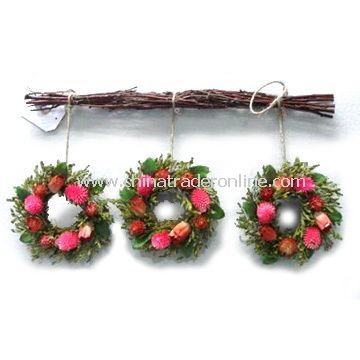 Wreaths with Natural Dried Rattan Ring from China