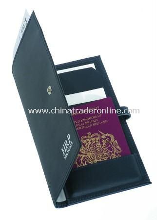 Knightsbridge British Leather, Moire Lined Travel Wallet from China