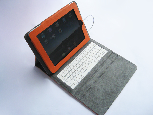Apple ipad case leather keyboard 6