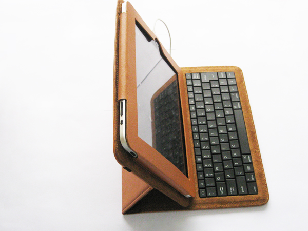 Apple ipad case leather keyboard 5 - Brown