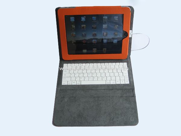 Apple ipad case leather keyboard