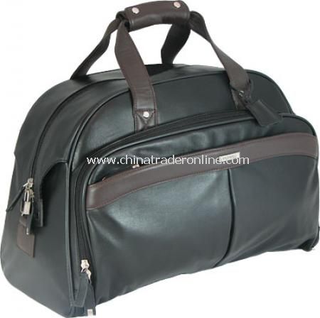 Enzo Rossi, Royal Nappa Leather, Holdall - Black