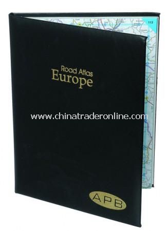 A4 Atlas of Europe in Recycled Leather