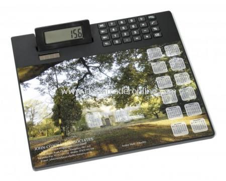 Calculator and Mouse Mat