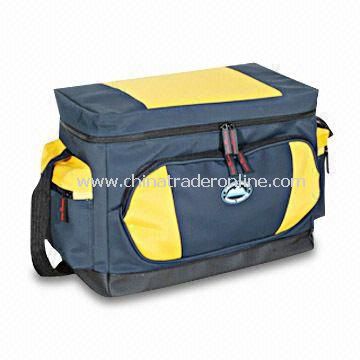 Cooler Bag, Made of Imitation Faille, with Two Side Pockets from China