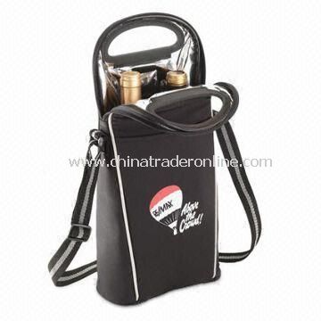 Insulated wine cooler bag Wine Cooler Bag, Made of Microfiber