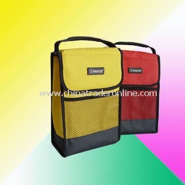 Lunch Bags with Front Mesh Pockets in Different Colors