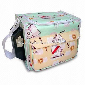 Multi-compartment Cooler Bag with Two-way Zipper Top Closure