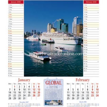 Global Calendar. from China