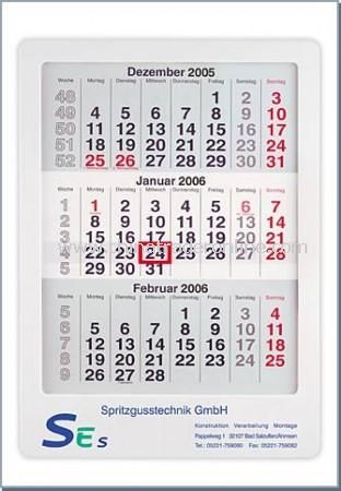 MAXI A3 Size Framed 2 Year Wall Calendar from China