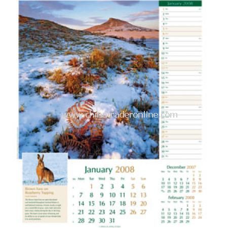Rural Britain Calendar from China