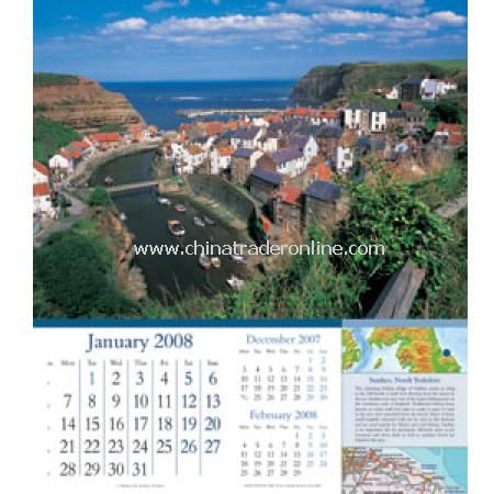 Scenic Britain Calendar from China